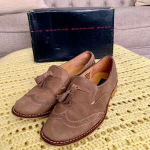 Steven Madden Miranda Taupe LE Tassel Loafers